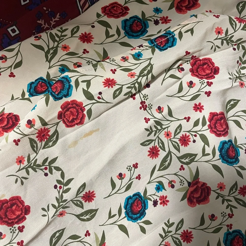 Sandro Paris Dua Asymmetric Patchwork Maxi Skirt Small‎ - Picture 4 of 14